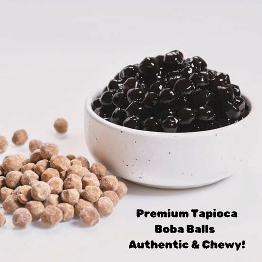 Kajal Real Tapioca Beads for Bubble Tea – 1 kg | Tapioca Boba Balls for Boba Milk Tea | Perfect for Boba Milk Tea, Iced Coffee, Iced Tea, Slushies, and Mixed Fruit Drinks with Kajal Sticker