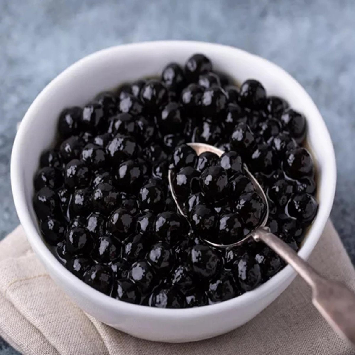 Kajal Real Tapioca Beads for Bubble Tea – 1 kg | Tapioca Boba Balls for Boba Milk Tea | Perfect for Boba Milk Tea, Iced Coffee, Iced Tea, Slushies, and Mixed Fruit Drinks with Kajal Sticker