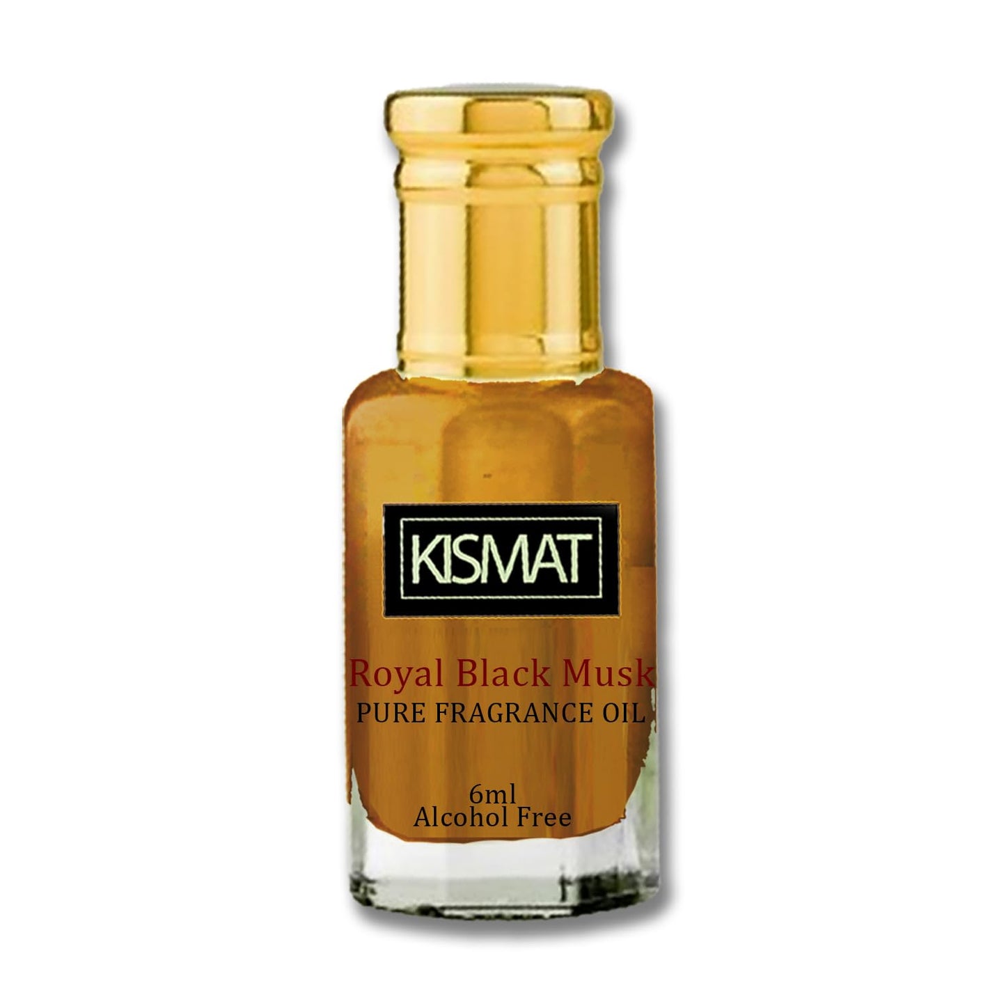Royal Black Musk Fragrance Oil 6ml - Luxuriöses Unisex Duftöl Alkoholfrei | Langanhaltendes Parfümöl für Männer & Frauen | Perfekt für unterwegs Kompakte mit Kajal