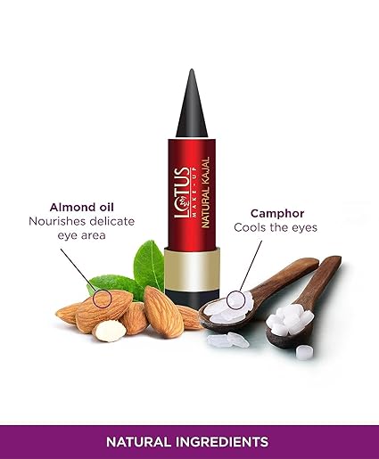 Lotus Herbals Natural Kajal, 4 g