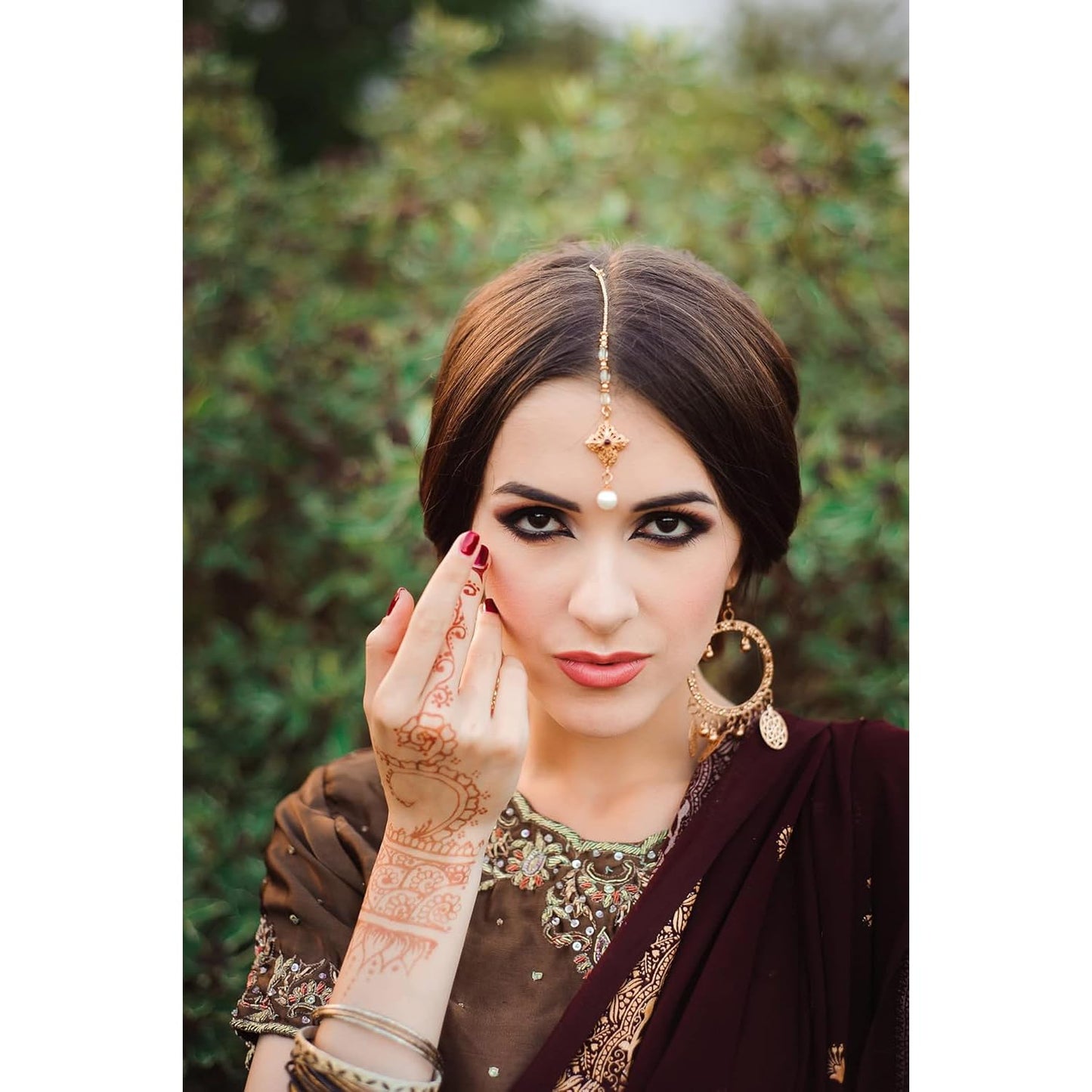 Golecha Natural Mehandi Cones – Auburn Reddish-Brown Henna | 100% Natural, No Chemicals, Halal Certified, Skin-Friendly Temporary Body Art