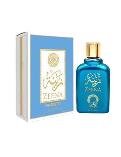 Sharqiyat Zeena Eau de Parfum 100 ml - Oriental Floral Fragrance for Men and Women | Sensual & Luxurious with Notes of Rose, Oud, Musk & Sandalwood