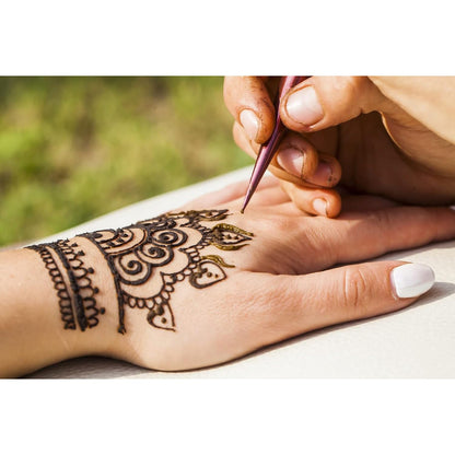 Golecha Natural Mehandi Cones – Auburn Reddish-Brown Henna | 100% Natural, No Chemicals, Halal Certified, Skin-Friendly Temporary Body Art
