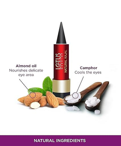 Lotus Herbals Natural Kajal, 4 g