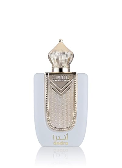 Andra Niche Eau de Parfum 100 ml - Oriental Vanilla Unisex Fragrance with Praline, Caramel & Jasmine | Elegant Perfume with Sandalwood, Cedar Wood & Coumarin
