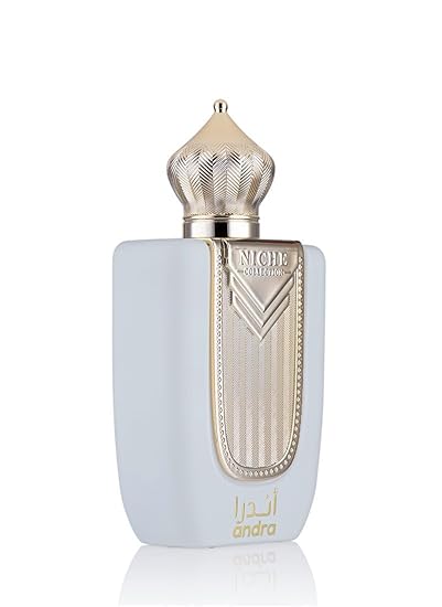 Andra Niche Eau de Parfum 100 ml - Oriental Vanilla Unisex Fragrance with Praline, Caramel & Jasmine | Elegant Perfume with Sandalwood, Cedar Wood & Coumarin