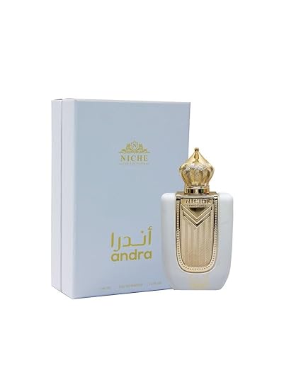 Andra Niche Eau de Parfum 100 ml - Oriental Vanilla Unisex Fragrance with Praline, Caramel & Jasmine | Elegant Perfume with Sandalwood, Cedar Wood & Coumarin