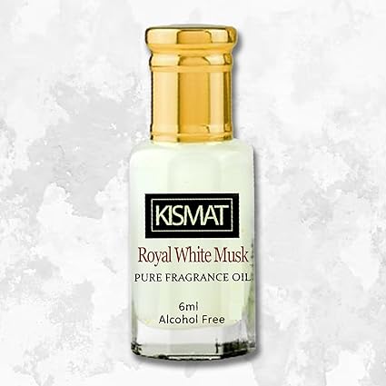 Kajal Royal White Musk Fragrance Oil Alcohol Free Musk Perfume Oil for Men and Women Suitable for Daily Use and Special Occasions 6ml