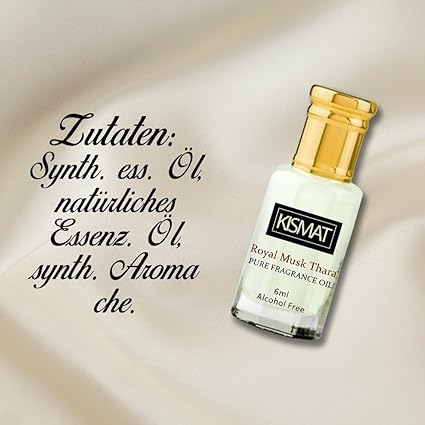 Royal Musk Tahara Perfume Oil 6 ml Without Box - Pure, Alcohol-Free Fragrance Oil for Men and Women | Pheromone Perfume for Daily Use and Special Occasions